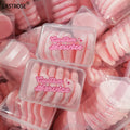 Wholesale Soft Tick Triangle Cotton Powder Puff Cosmetic Sponge Puff Face Loose Mineral Puff`