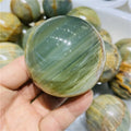 Natural Blue Onyx Sphere Crystal Ball Folk Crafts For Decoration