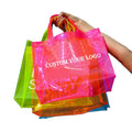 Custom Fashion Waterproof Purses Handbags Luxury Handbags for Women  Neon Pvc Transparent Jelly Tote Bag Women Beach Hand Bag
