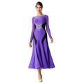 M-19294 Festival Women Long Ballroom Dancing Practice Dress Waltz Standard Ballroom Dance Competition Dresses for Sale