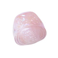 HZ Natural crystal rose quartz plating dharma sculpture carving folk crafts counteract evil force healing souvenirs for stones