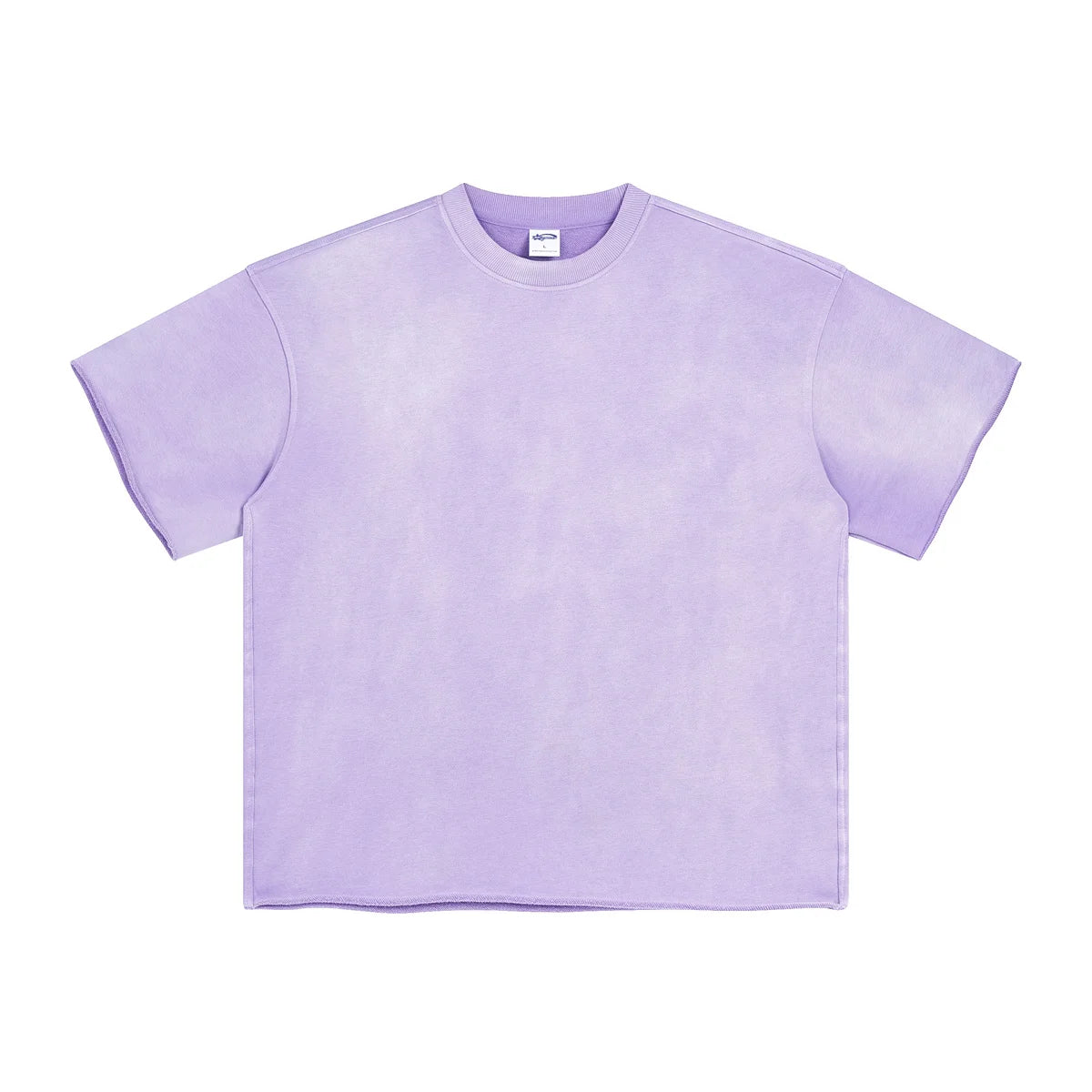 Wholesale 100% Cotton Round Neck for Puff Print Acid Wash T-Shirt Customizable Oversized Heavyweight Woven Blank Tshirts for Men