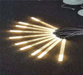 O-X526 Wedding Props 10 Head Acrylic Rod Ceiling LED Light Hanging Ornaments Wedding Events Decoration Led Ceiling Fan Light