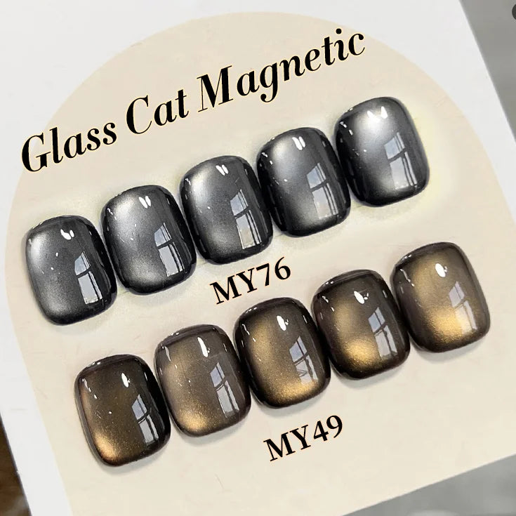 BORN PRETTY Fall&Winter Water Light Cat Eye Uv Gel Polish Colors Toxic Free Black Jelly Crystal Magnetic Cat Eye Nail Gel Colors