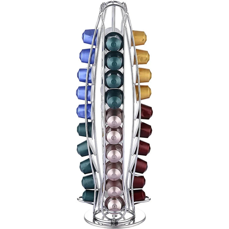 40 Pcs Metal Wire Cup Coffee Pod Stand Home Kitchen Organizer Espresso Capsule Holder