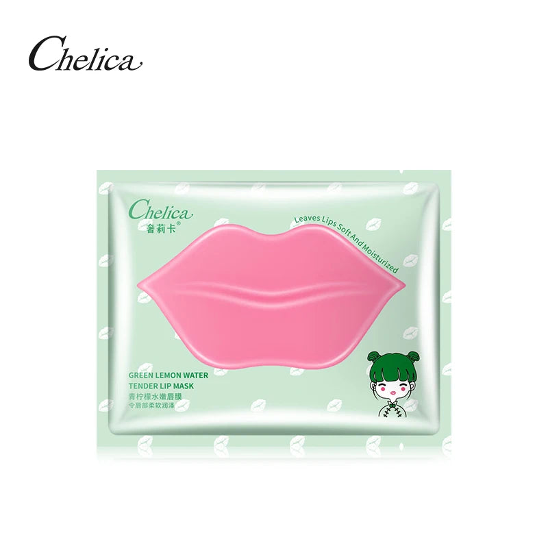 CHELICA Green Lemon Water Tender Lip Mask Moisturizing and Hydrating Repairing Dry and Peeling Lips