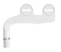 Modern Ultra-Slim No-Touch Bidet Attachment for Toilet Adjustable Water Pressure Floor Mounted Plastic for Modern Bathroom