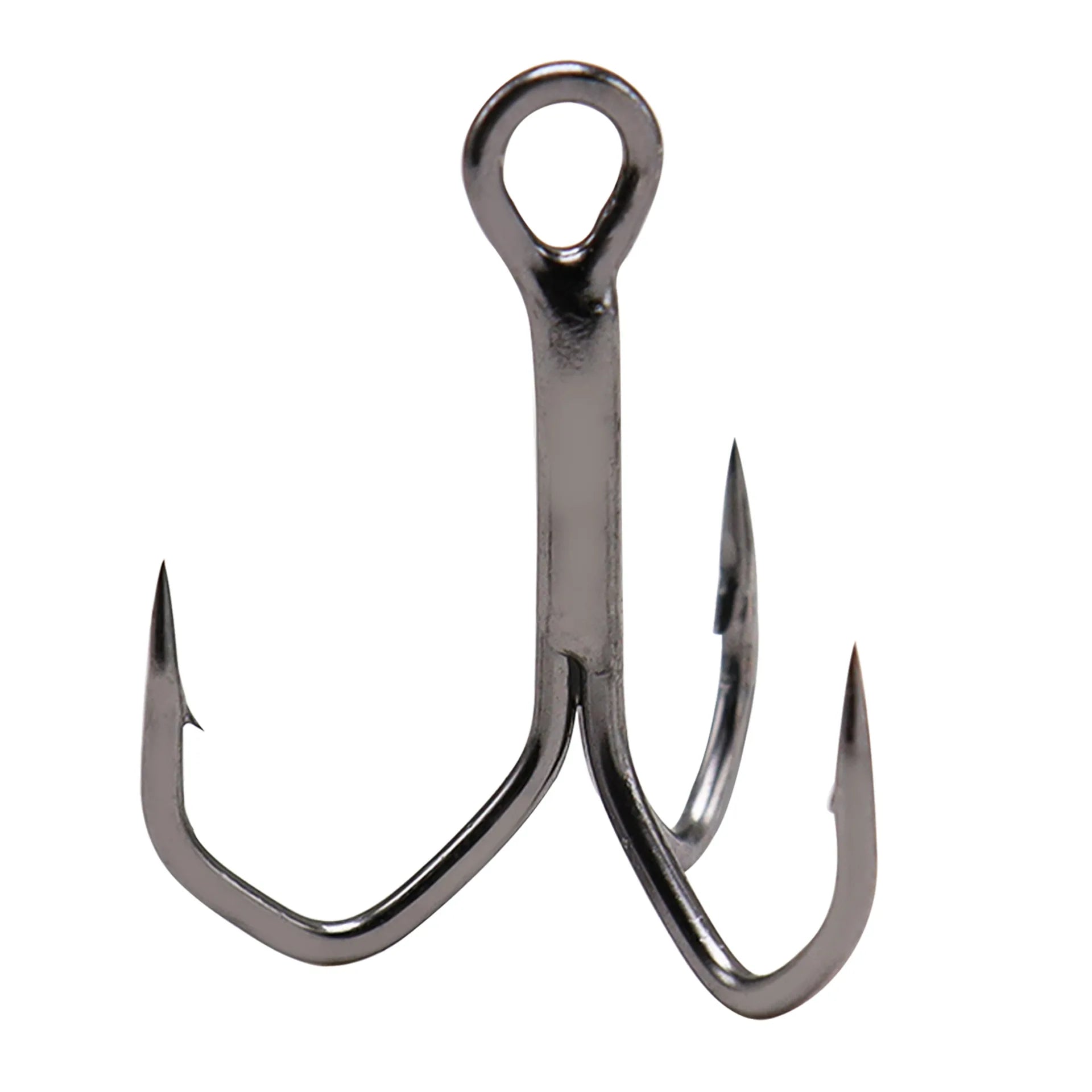 2024 Strong Treble Hook Tips Blood Grooves Barbed Diamond Hooks Bottom Treble Hook