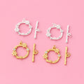 Beautiful Fashion 925 Sterling Silver Garland OT Clasp for Jewelry Making Accessories Wholesale