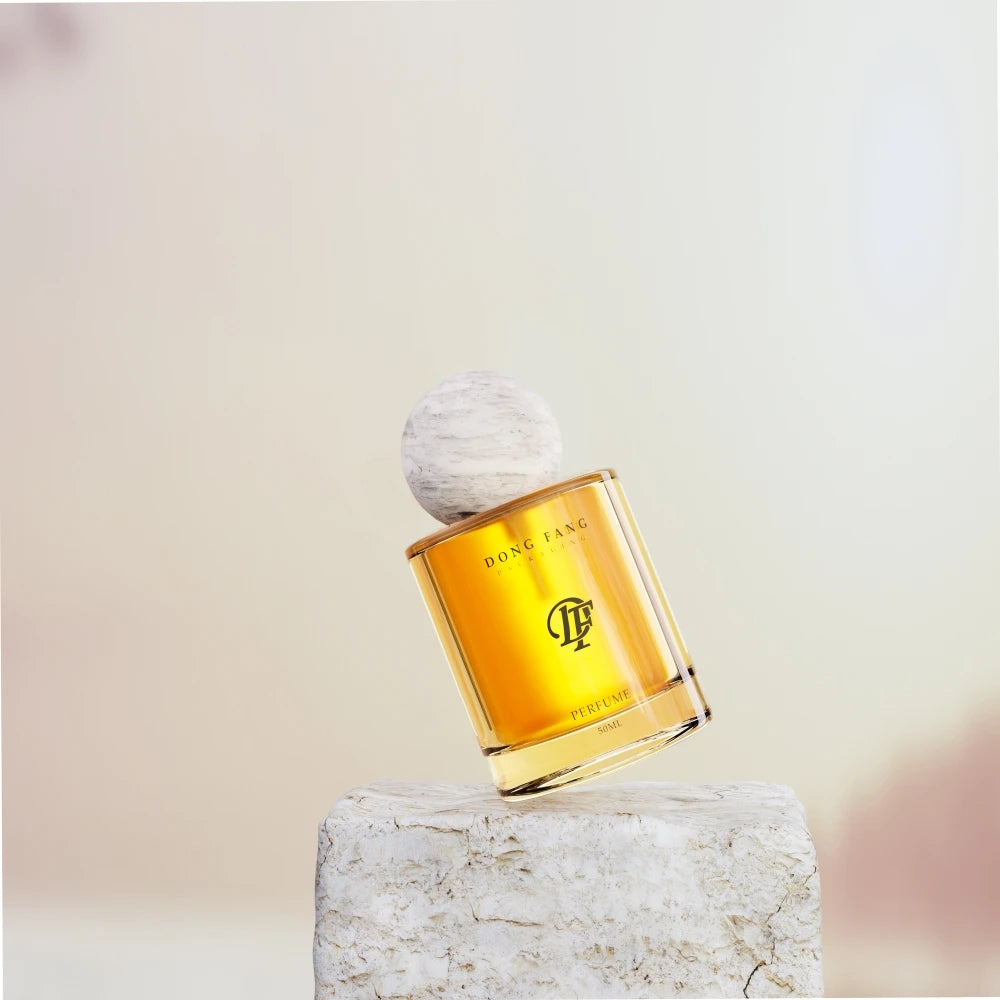 Wholesale Simple Design-50ml Round Cylinder Thick-soled Transparent Empty Perfume Spray  Bottle Glass