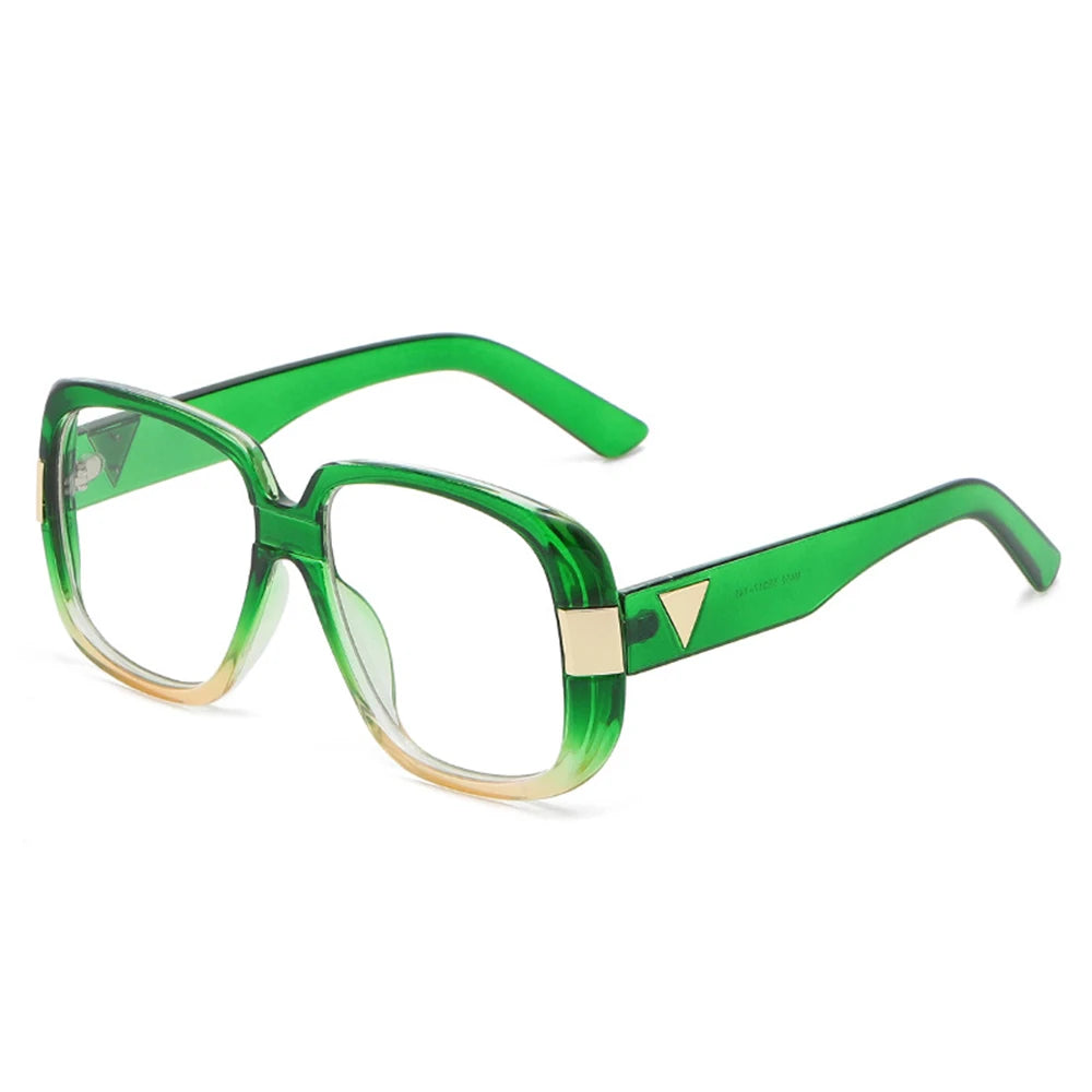 452 Latest Fashion High-end Oversized Square UV Protection PC Polygon Sunglasses