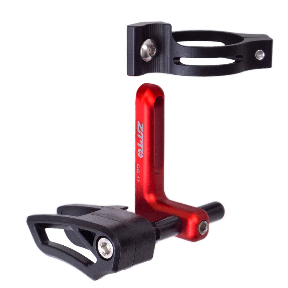 ZTTO MTB Bicycle Chain Guide Drop Catcher 31.8 34.9 Clamp Mount Adjustable Mountain Gravel Bike Single Disc 1X System 7075 MegaBDM