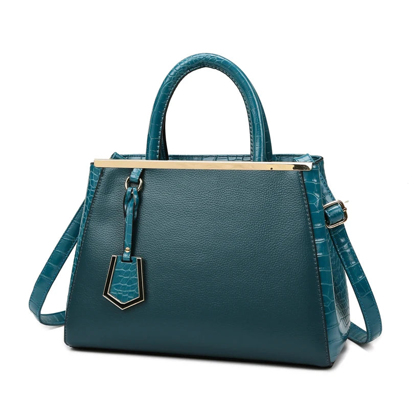 New Arrival Designer Women Tote Handbag PU Leather Crocodile Pattern Fashionable Handbag for Lady Girls