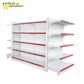 Economical Practical Metallic Double Sided Single Display Rack 120-160KG Capacity Quick Installation for Supermarket Shelf
