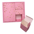 Custom Empty Pink Paper Advent Calendar 12 Days Gift Beauty Cosmetic Packaging Countdown Christmas Advent Calendar Boxeses