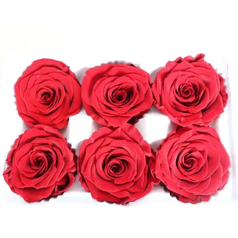 Wholesale Real Touch Dried Hydrangea and Natural Roses Flowers with Stem for Wedding & Christmas Decorations Gift Box