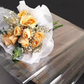 Factory Direct Professional Eco-Friendly Recyclable Transparent Specialty Mixed Pulp Uncoated Flower Wrapping Paper 50Sheets/Bag
