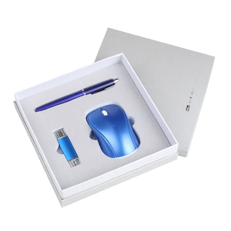 Factory Wholesale 3-in-1 Office Gadget Stationery Set Economical Business Gift Pen Set with High Visibility