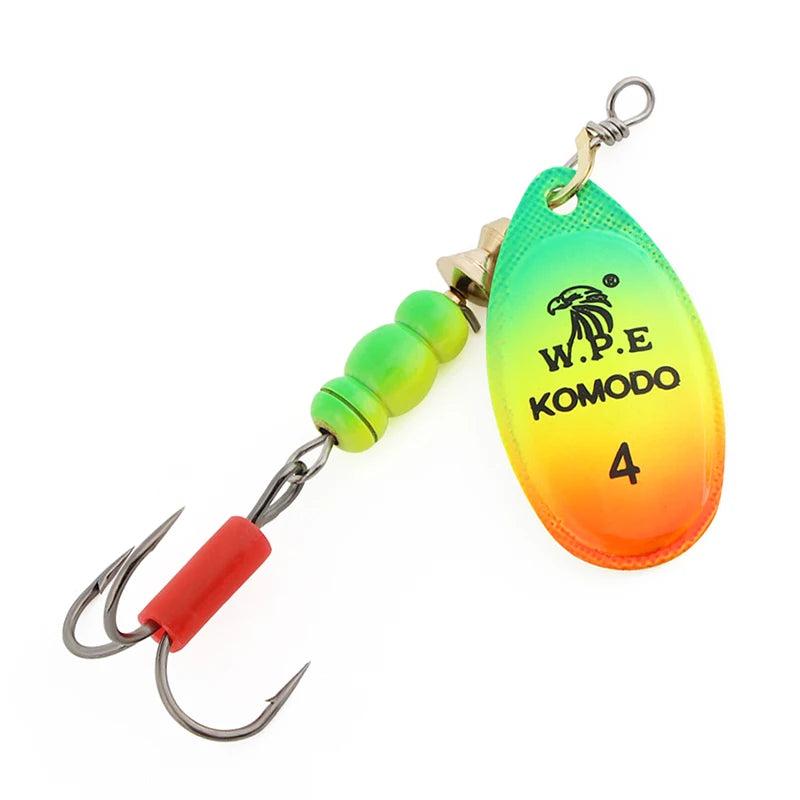 W.P.E Spinner Fishing Lure 3#/4#/5# 6.8g/9.5g/13.4g Spoon Fishing Lure Brass Metal Swim Baits Bass Pike Fishing Lure Pesca