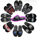 Latest Fashionable Open Toe Pink Slides Sandals Custom Blank with Logo Nice Beach Slippers for Women in Spring