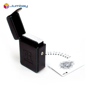 Custom 0.3mm Thickness Durable Pvc Playing Cards With PU Bag 100% Plastic Playing Cards