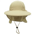 Hiking Quick Dry UPF 50+ UV Protection Gore Tex Polyester Wide Brim Visor Outdoor Sun Hat With Foldable Neck Flap