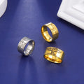 Vintage Stainless Steel Tree of Life Ring for Men Engraved Tree Finger Ring Gold Plated Tree of Life Amulet Jewelry Gifts
