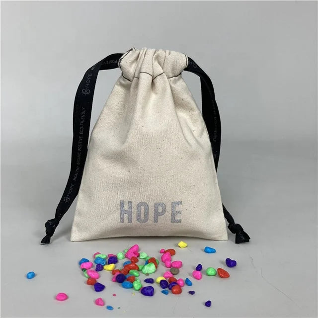Reusable Organza Canvas Gift Bags Drawstring Pink Promotional Gift Net Bags Christmas Glitter Gift Pouch Bag With Rhinestones