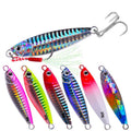 New Product Luminous Metal Slow Jigging Lure Factory Wholesale 7g 10g 15g 20g 30g Fishing Lure Wobbler