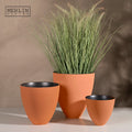 Merlin Living Modern Handmade Ceramic Glazed Flower Pot Planter Tabletop Vase for Living Room Home Decorative Item