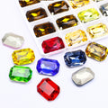 Dongzhou Octagon Glass Rhinestones K9 Crystal Fancy Stone Wholesale Loose Crystal Beads for Jewelry Making Diy Accessories