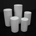 Acrylic Cylinder Display Stands Round Tall Acrylic Wedding Decoration Flower Cake White Acrylic Cylinder Stand