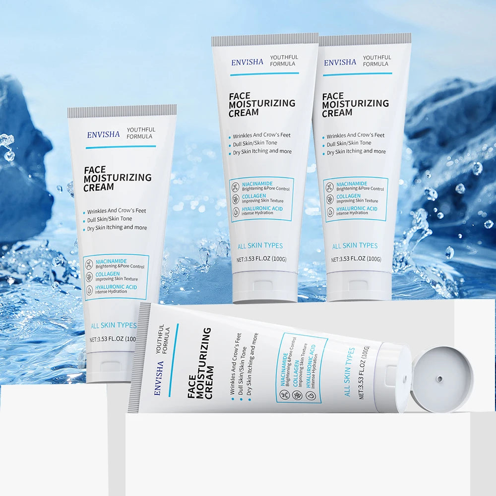 Private Label Herbal Hyaluronic Acid Improve Wrinkles Whitening Face Skin Hydrating Lighting Cream