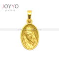Factory Hot Selling Charm Mystery Fine Trendy Jewelry Non-allergic Stainless Steel 18k Gold Plated Inlay Pendant