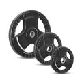 Wholesale Rubber Gym 3 Hole Grip Rubber Plate for Building up Muscle