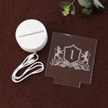 Unique LED Acrylic Table Sign Card Custom Rechargeable Clear Acrylic Wedding Table Number