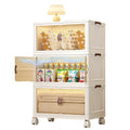 Installation-Free Plastic PP Square Storage Cabinet for Household Baby & Children's Clothes & Toy Organization Snack Cabinet