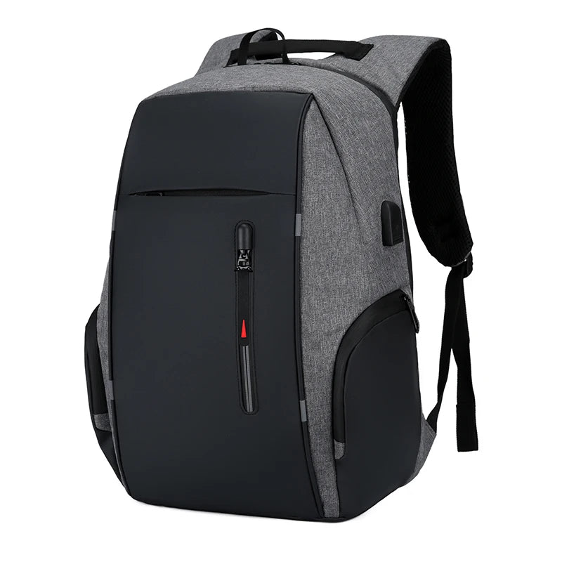 Customized LOGO Mens Business Travel Waterproof Laptop Computer Bag 15.6 Usb School Backpack