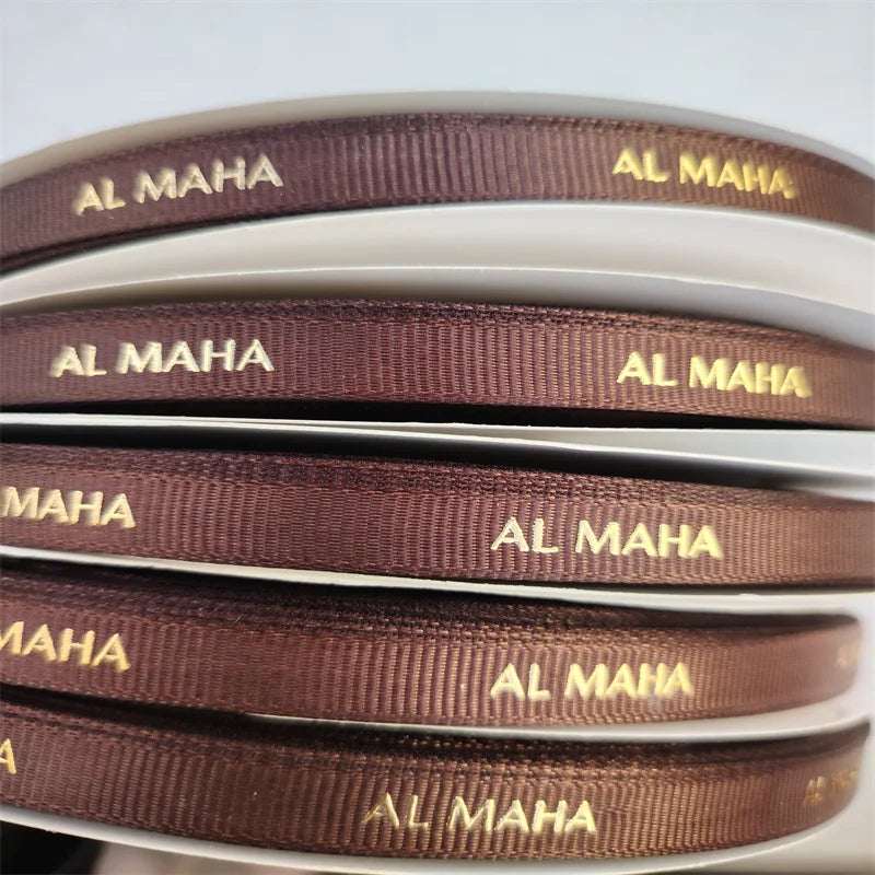 Wholesale Gift Box With Ribbon Custom Brand Ribbon  Personalized Printed logo Grosgrain logo Ribbon for Valentine Luxury Gift