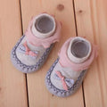 Autumn Winter Models of Newborn Baby Toddler Shoes Socks Cotton Baby Girl Socks Cartoon Bow Non-slip Children Shoes and Socks