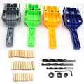 Woodworking Handheld Wood Punching Locator Vertical Pocket Hole Locating Fixture Kit Punching Punching Locator Drilling Guide