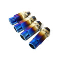 Titanium Burnt Bule Wheel  Lug Nut for Racing Car Open End M12X1.5X47MM