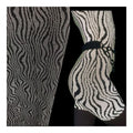 Custom High Visibility Silver Snake Prints 4 Ways Stretch Reflective Polyester Spandex Fabric for Dress Tight Skirt Swimwear