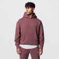 Men's Sporty No String Baggy Sweatshirt Hoodie Jogger Set Solid Pattern Embroidered Winter Season Made of Polyester/Cotton