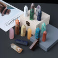 New Arrival Natural Crystal Six Edge Single Tip Column Variety  Materials Healing Energy Gem Crystal Raw Stone Column
