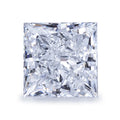 Messi Gems 1ct 1.5ct 2ct 2.5ct 3ct 4ct 5ct Synthetic Square Princess Cut HPHT CVD Lab Diamond