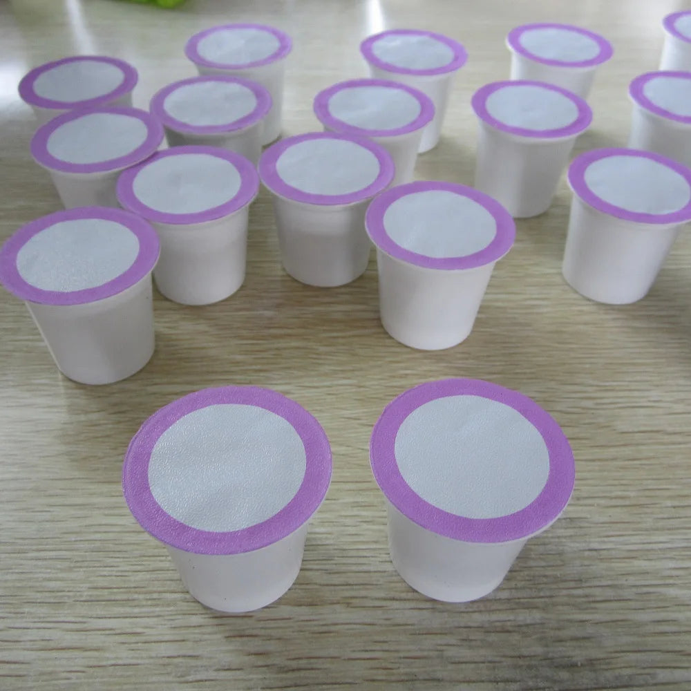 51mm KCUP Coffee Capsule Foil Lids Insulation Material Metal Foil Pack of Coated Treatment Coffee Capsule Lids