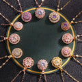 G1336 Spin Pendant Jewelry Rotating Flower Spinner Necklaces Rotatable Fidget Spinning Rotate Anxiety Necklace