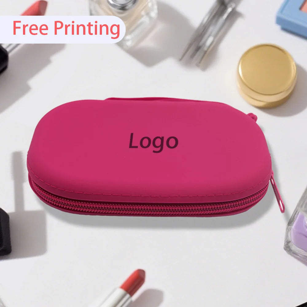 Cosmetic Pouch Makeup Case Storage Bag Coin Purse Small Accessories Organizer Zippered Bag Free Customization with Logo