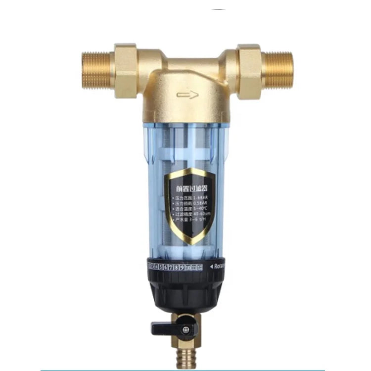 Stainless Steel 316 Filter Vertical Installation Washable Pre Filter Inline Water Filter for Water Purification Systems